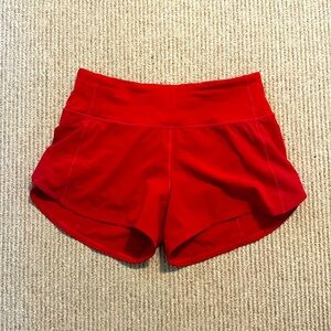 LuluLemon speed up shorts 4” inseam